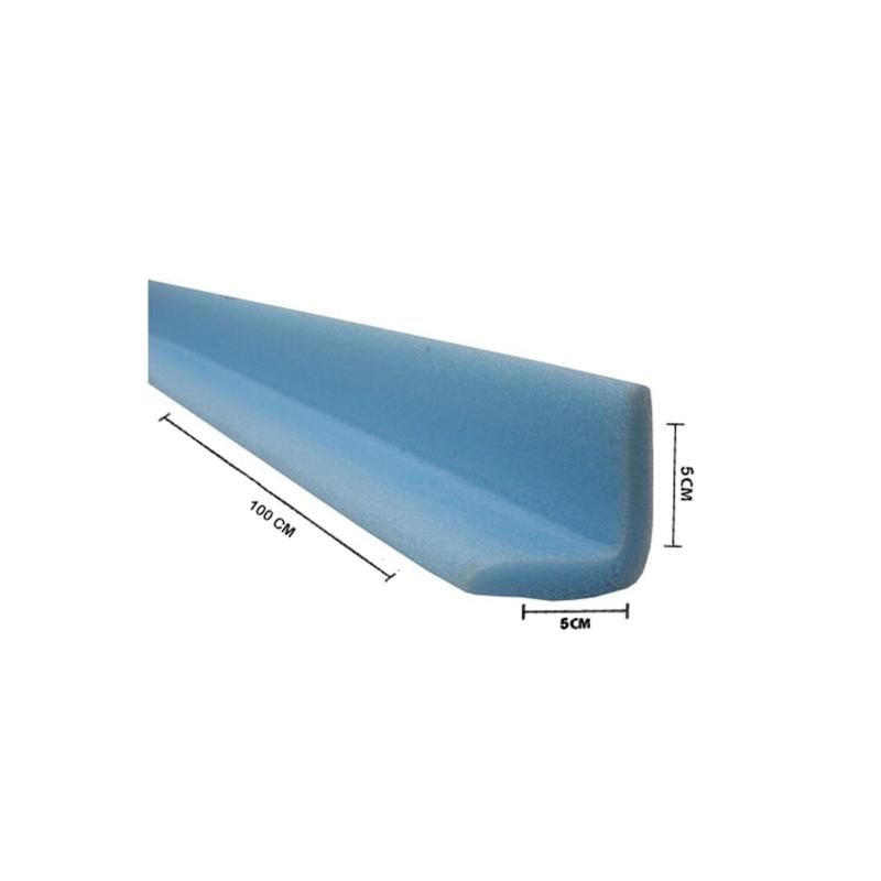 L5x5 100 cm 50 Adet Mavi Polietilen Profil Kenar Koruyucu Sünger