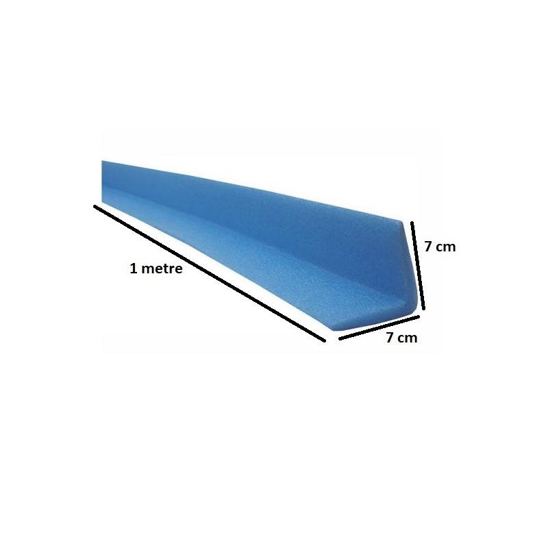 L7x7 Mavi 1 metre 10 Adet Polietilen Sünger Profil Köşe Kenar Koruyucu
