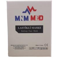 Mnm Med 3 Katlı Ultrasonik Dikişli Burun Telli Ağız Maskesi 2000 Adet