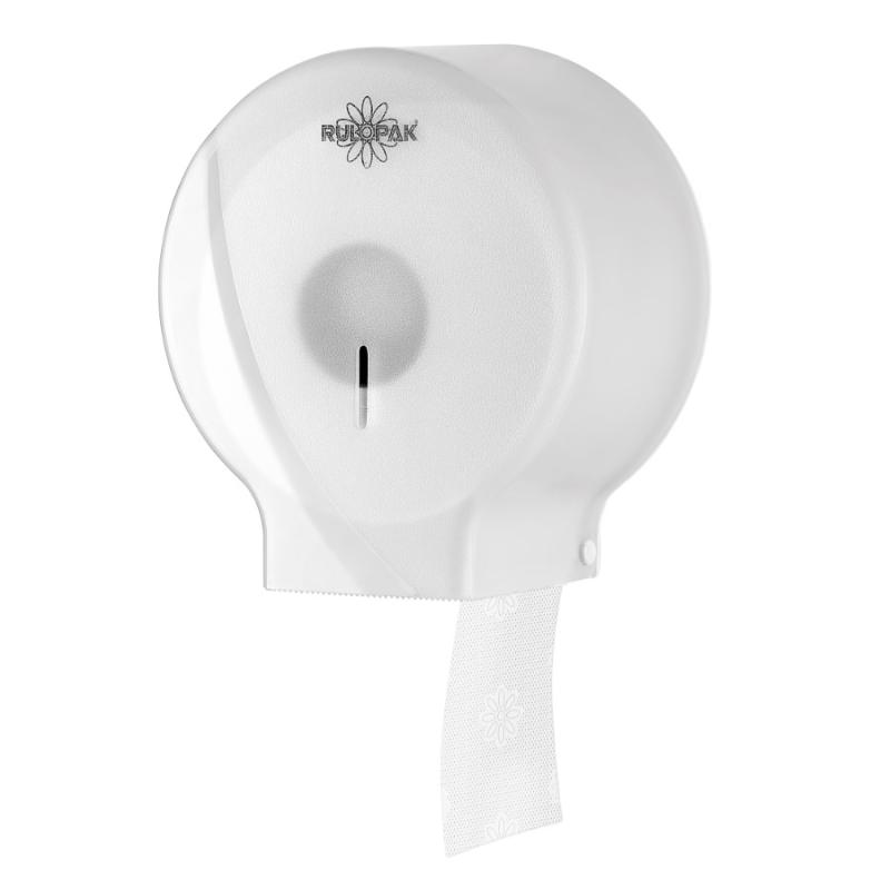 Rulopak Modern Mini Jumbo Tuvalet Kağıdı Dispenseri Transparan Beyaz