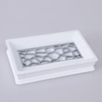 Selim Siena 5 Parça Polyester Banyo Takımı Seti Beyaz-Gümüş