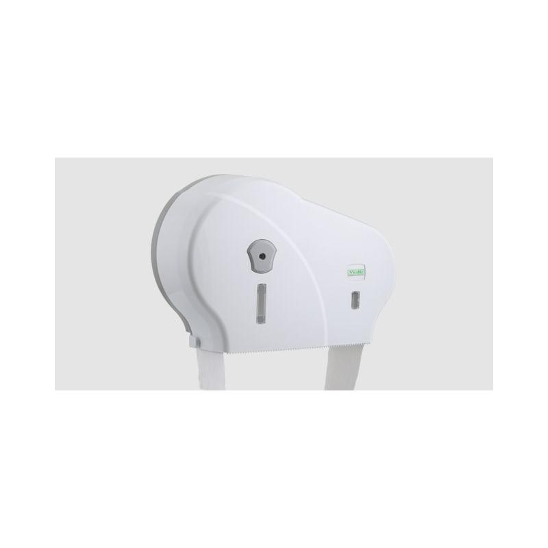 Vialli Dmj1 Double Mini Jumbo Tuvalet Kağıdı Dispenseri No-stop- Beyaz