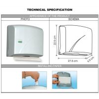 Vialli K1 Banyo Mutfak Lavabo Pratik Z Katlı Kağıt Havlu Dispenseri Kapasite 200 Kağıt Beyaz